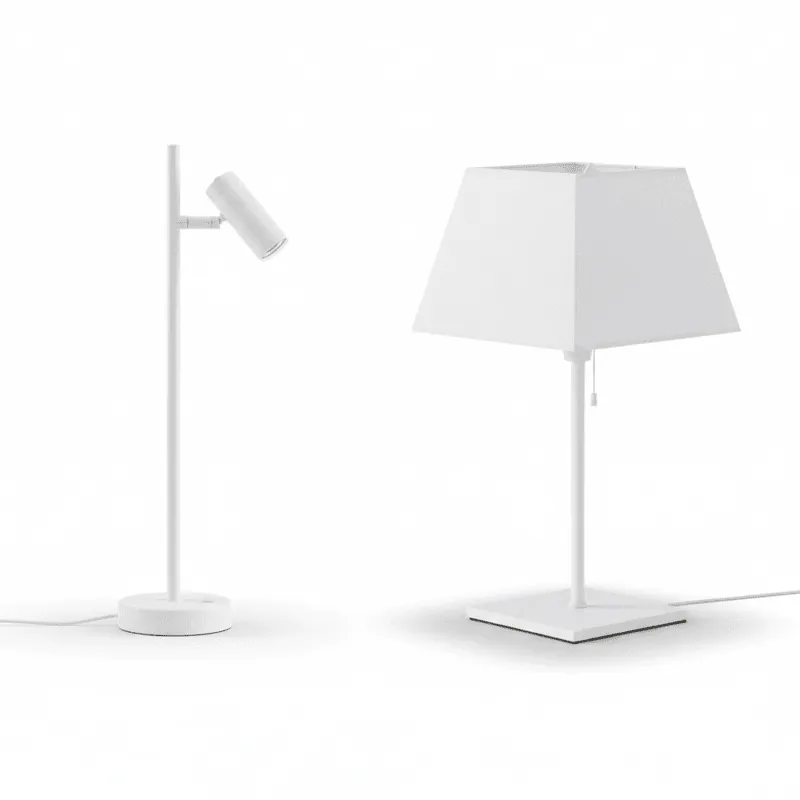 Lampade da tavolo | Bianco