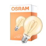 Osram Vintage 1906 LED E27 Globe Filamento Heart Oro 8W 806lm - 922 Bianco Molto Caldo | Miglior Resa Cromatica - Dimmerabile - Sostitutiva 60W