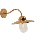 Nordlux Luxembourg Luce Da Parete Rame e Vetro Rame | IP54 - Adatto per E27