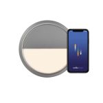 Nordlux Ava Smart Lampada da soffitto a LED Grigio 9.5W 600lm 159D – 827 - Bianco Molto Caldo | Dimmerabile - IP54