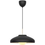 DFTP by Nordlux Latif Luce Pendente Metallo e Vetro Nero | 400mm - Adatto per E14