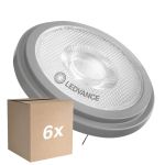 Confezione Multipack 6x Ledvance LED spot G53 AR111 11.7W 450lm 40D - 930 Luce Calda -  | Miglior Resa Cromatica - Dimmerabile - Sostitutiva 50W