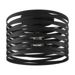 Eglo Luce da soffitto Cremella Acciaio Nero | Adatto per E27