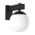 Eglo Luce Da Parete Bufalata Acciaio Nero | IP54 - Adatto per 1x E27
