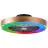Brilliant Slimline Ventilatore Da Soffitto Plastica Metallo Nero Oro 36W 4700lm - 830-865 CCT+RGB | 490mm - Telecomando Dimmerabile