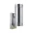Nordlux Tin Luce Da Parete Metallo e Vetro Grigio Up & Down | 76mm - IP54 - Adatto per 2x GU10 - Sensore di Movimento e Luce