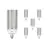 Confezione Multipack 6x Osram LED Bulbo HQL LED P E40 90W 13000lm - 840 Bianco Freddo | Sostitutiva 250W