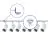 Bright Choice Set completo 1-Fase Rail L 1,5 x 1,5 Metro Bianca | incl. 7x Faretti + GU10 2700K 3W Dimmerabile + Tappo Di Chiusura, Connettore di Alimentazione e L -Connettore