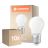 Confezione Multipack 10x Ledvance Classic LED E27 Pera Ghiaccio 3.4W 470lm - 827 Bianco Molto Caldo | Dimmerabile - Sostitutiva 40W