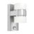 Eglo Luce Da Parete Atollari Aluminium Acciaio Inossidabile 4W 360lm - 830 Luce Calda -  | IP44