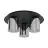 Eglo Luce da soffitto Gorosiba 1 Acciaio Nero | IP20 - Adatto per 3x E27 