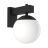 Eglo Luce Da Parete Bufalata Acciaio Nero | IP54 - Adatto per 1x E27