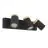 Eglo Luce da soffitto Consuma Nero, Marrone | Adatto per 3x GU10