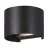 Eglo Luce Da Parete Calpino 3 Aluminium Nero 2W 420lm - 830 Luce Calda -  | IP54