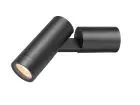 SLV S-Tubo Aluminium Nero | Adatto per 1x GU10