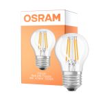 Osram Classic LED E27 Sferica Filamento Chiara 4W 470lm - 865 Luce Del Giorno | Sostitutiva 40W