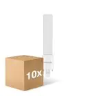 Confezione Multipack 10x Noxion Lucent PL-S LED 4.3W - 827 Bianco Molto Caldo | 2-Pin - Sostitutiva 9W