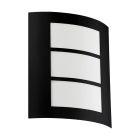 Eglo Luce Da Parete City Acciaio Nero | IP44 - Adatto per 1x E27