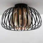 Eglo Luce da soffitto Encinitos Nero, Oro | Adatto per E27