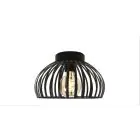 Eglo Luce da soffitto Mogano 3 Acciaio Nero | Adatto per E27